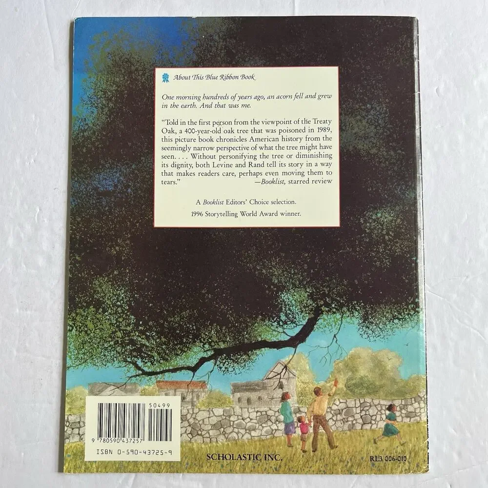 The Tree That Would Not Die By Ellen Levine Scholastic Paperback Book Vtg 1995
